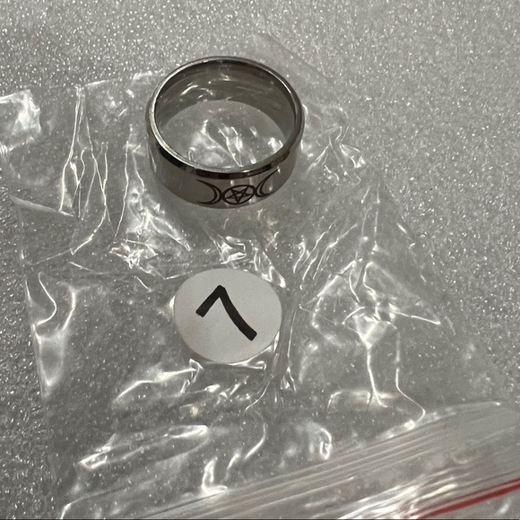 - $3 Triple goddess ring size 7. $3 if bundled - Picture 5 of 6